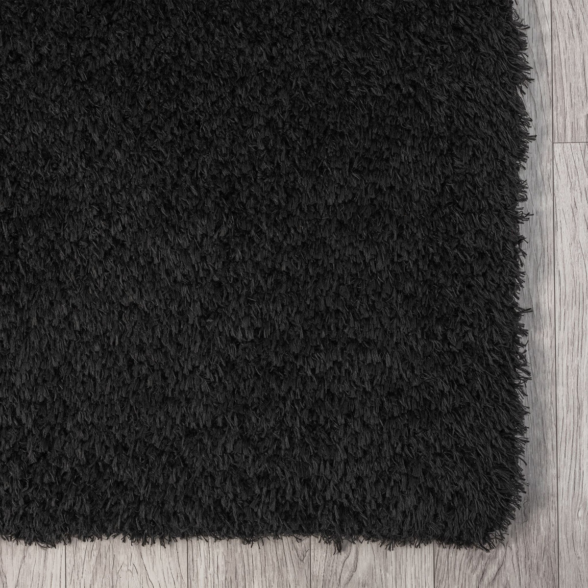 Fleecy 397 Ebony Shaggy Hallway Runner