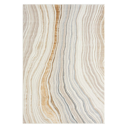 Amber 185 Stone Abstract, Geometric Rug
