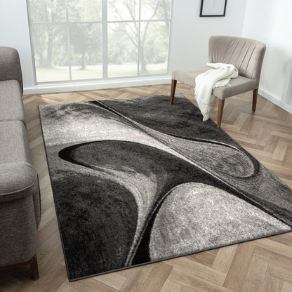 Adore 2316 Grey Abstract Rug