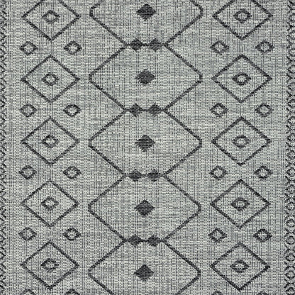 Alfresco 423 Lava Indoor Outdoor Indoor/Outdoor, Flatweave Hallway Runner