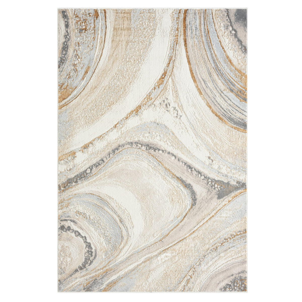 Amber 184 Sand Abstract, Geometric Rug