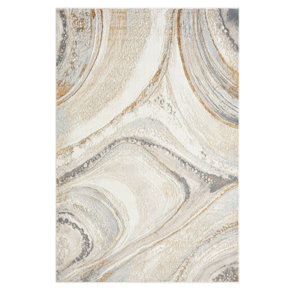 Amber 184 Sand Abstract, Geometric Rug