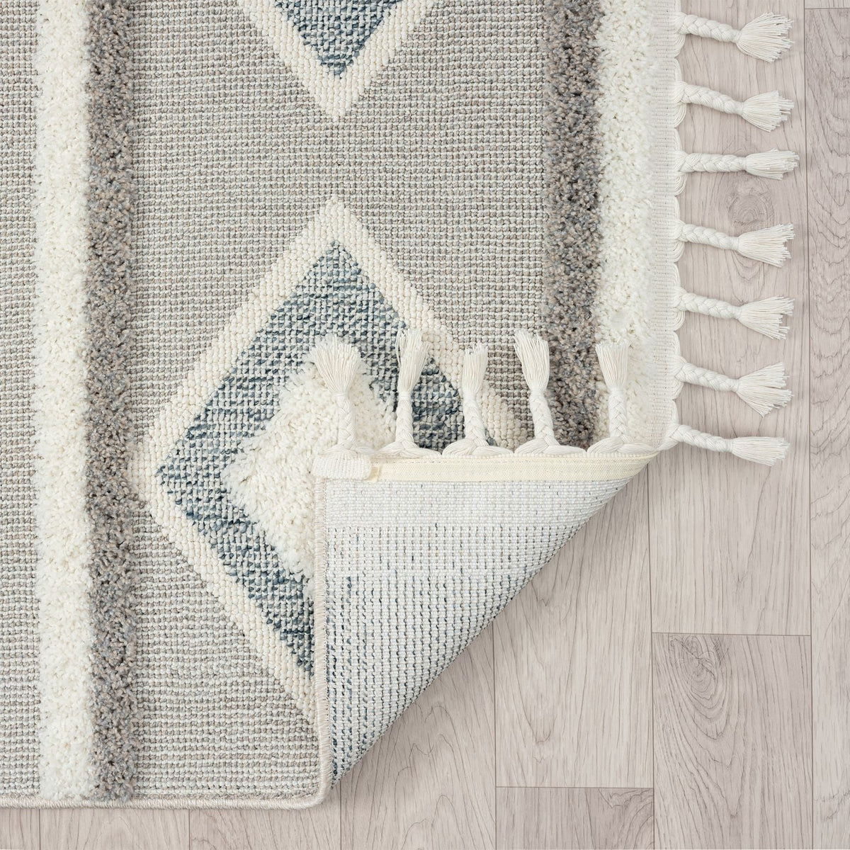 Cottage 546 Slate Geometric Rug
