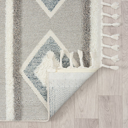 Cottage 546 Slate Geometric Rug