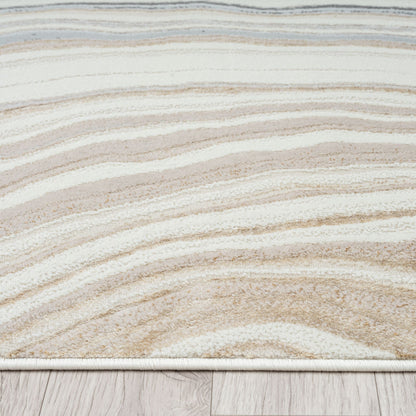 Amber 185 Stone Abstract, Geometric Rug