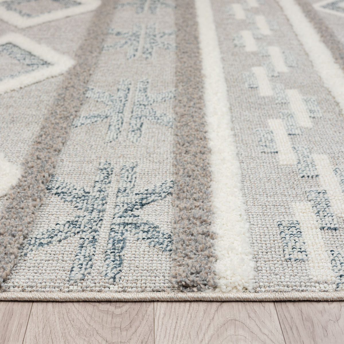 Cottage 546 Slate Geometric Rug