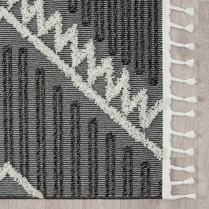 Cottage 544 Ash Geometric Rug