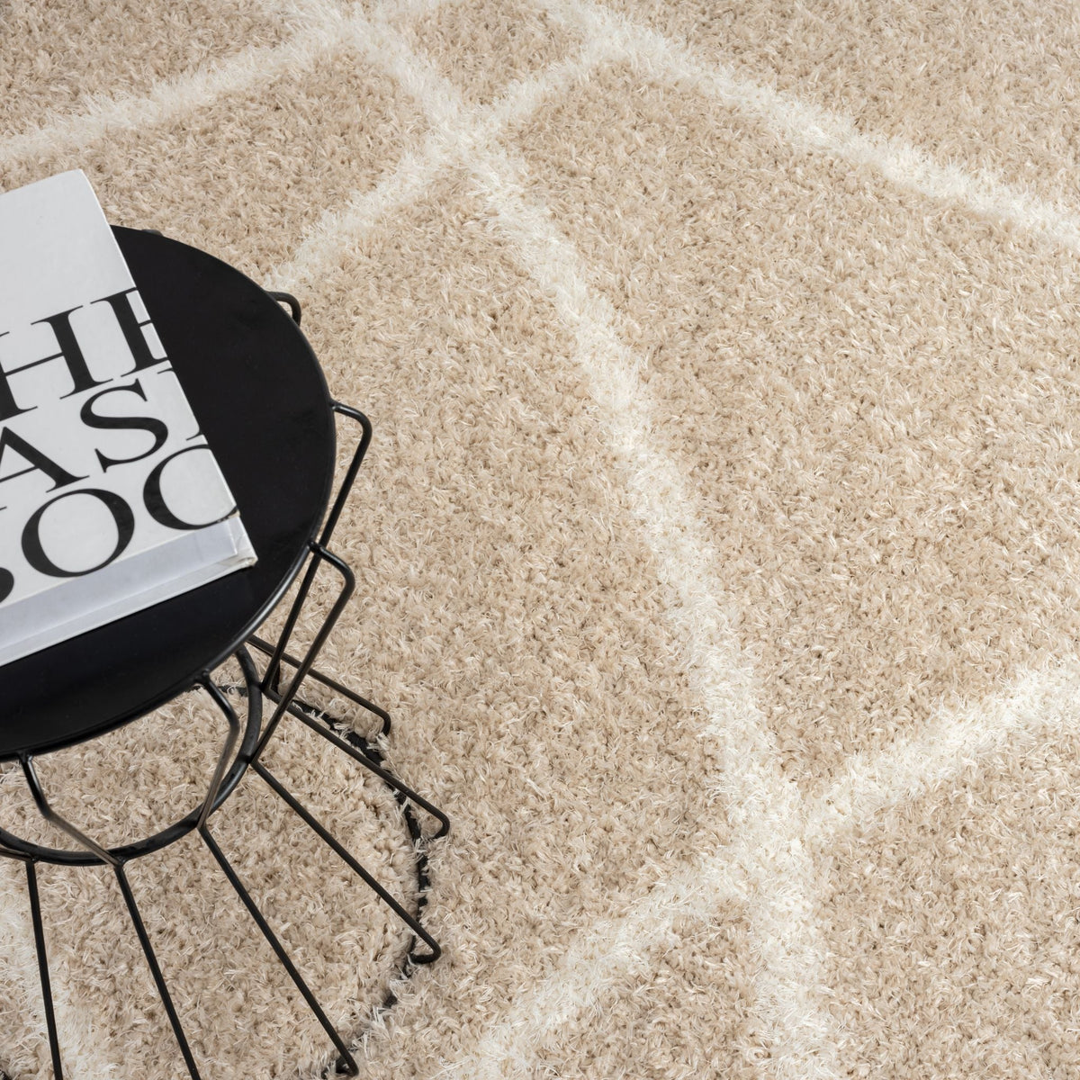 Plushy 382 Fawn Shaggy Rug