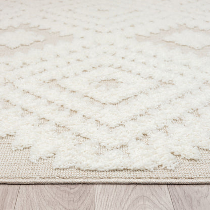 Cottage 548 Sand Geometric Hallway Runner