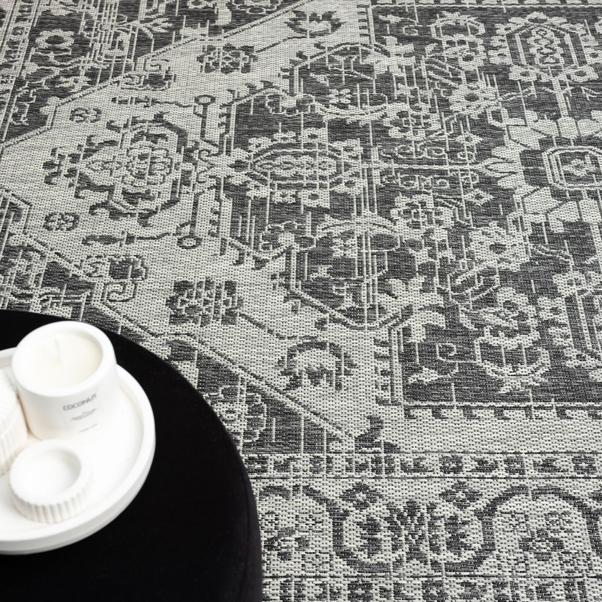 Alfresco 424 Slate Indoor Outdoor Indoor/Outdoor, Flatweave Rug