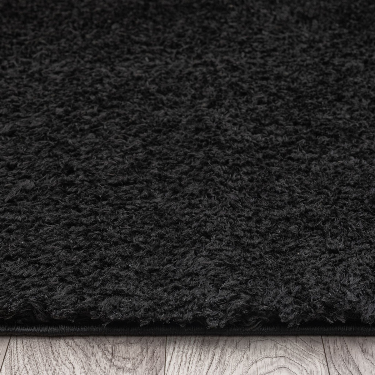 Fleecy 397 Ebony Shaggy Hallway Runner