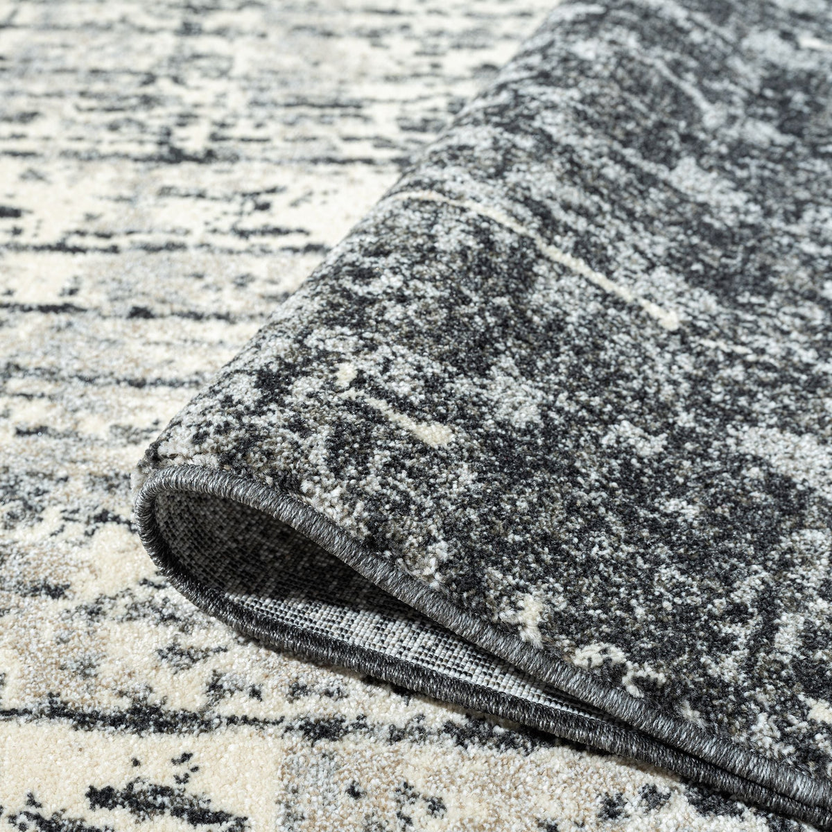 Astor 482 Ebony Abstract Rug