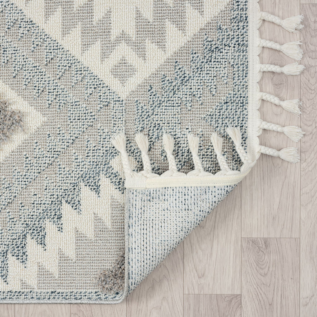 Cottage 543 Pebble Geometric Hallway Runner