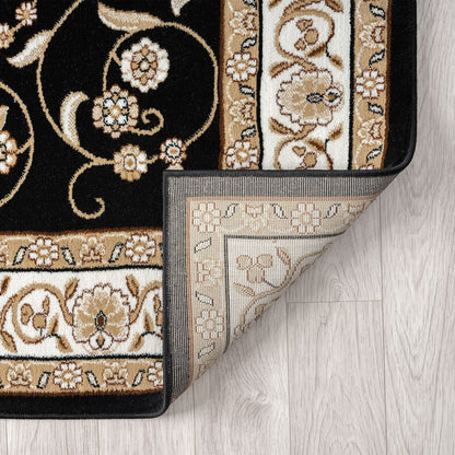 Estate 512 Black Traditional, Classic Rug