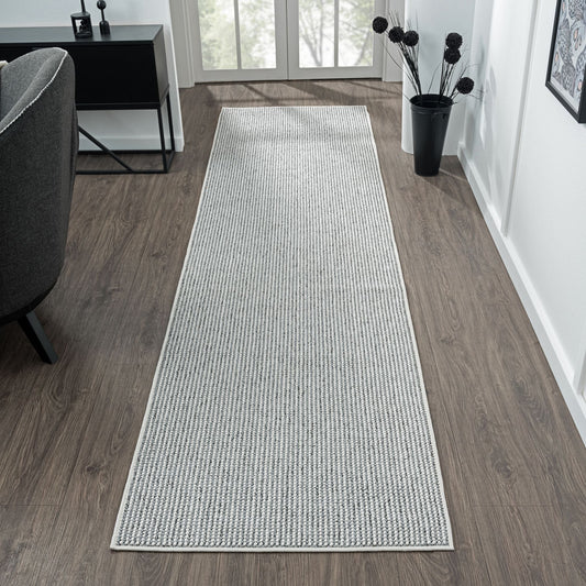 Solace 196 Steel Flatweave Hallway Runner