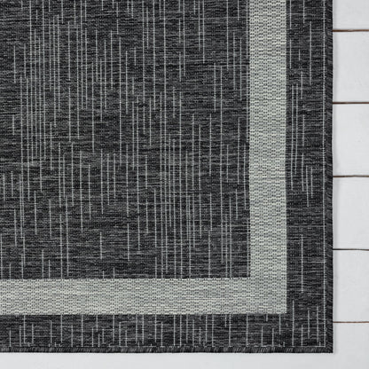 Alfresco 426 Shadow Indoor Outdoor Indoor/Outdoor, Flatweave Hallway Runner