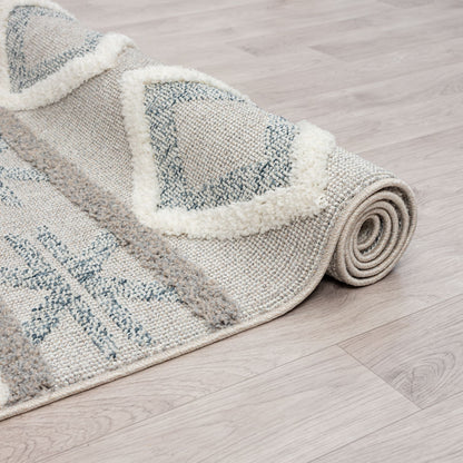 Cottage 546 Slate Geometric Rug