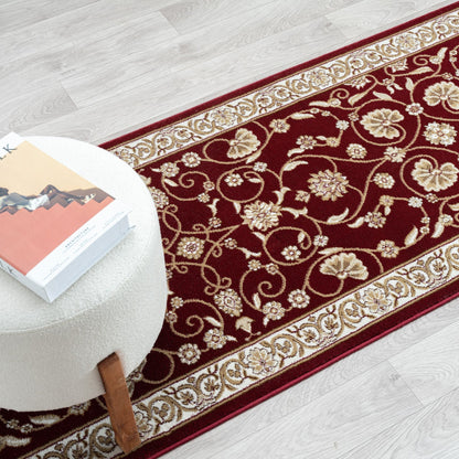 Estate 512 Red Traditional, Classic Hallway Runner