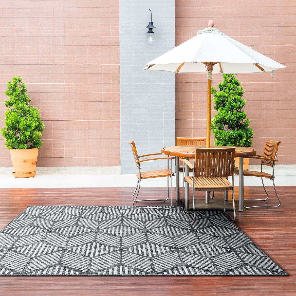 Alfresco 420 Steel Indoor Outdoor Indoor/Outdoor, Flatweave Rug