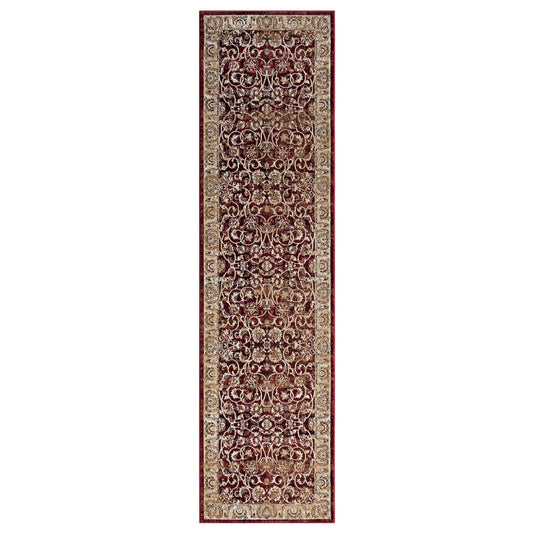 Royal 527 Red Traditional, Classic Hallway Runner