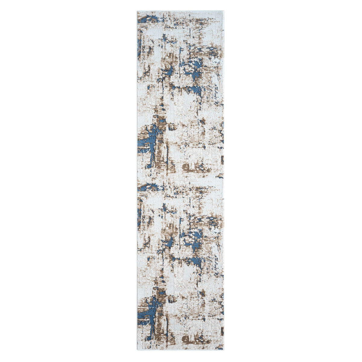 Fable 475 Arctic Abstract, Modern Hallway Runner
