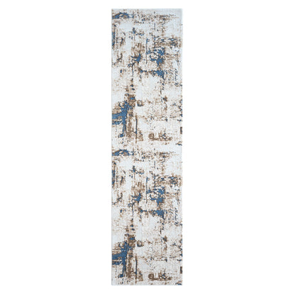 Fable 475 Arctic Abstract, Modern Hallway Runner