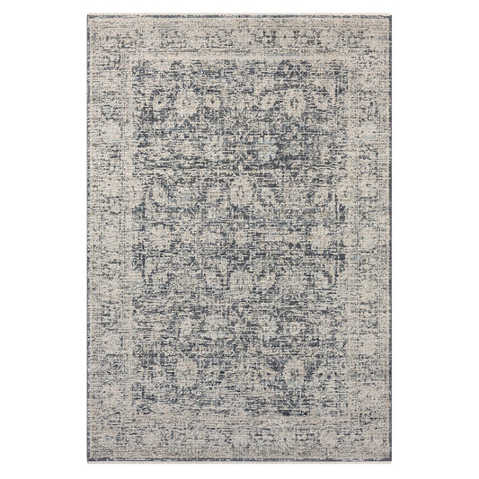 Aubrey 6739 Charcoal Abstract, Traditional Rug