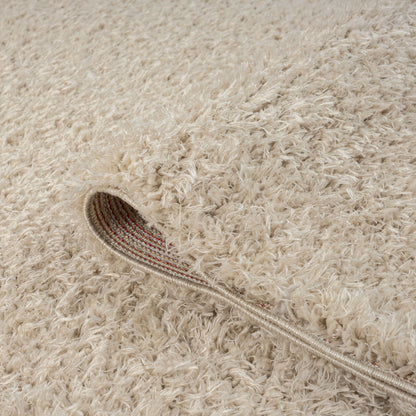 Fleecy 394 Fawn Shaggy Rug