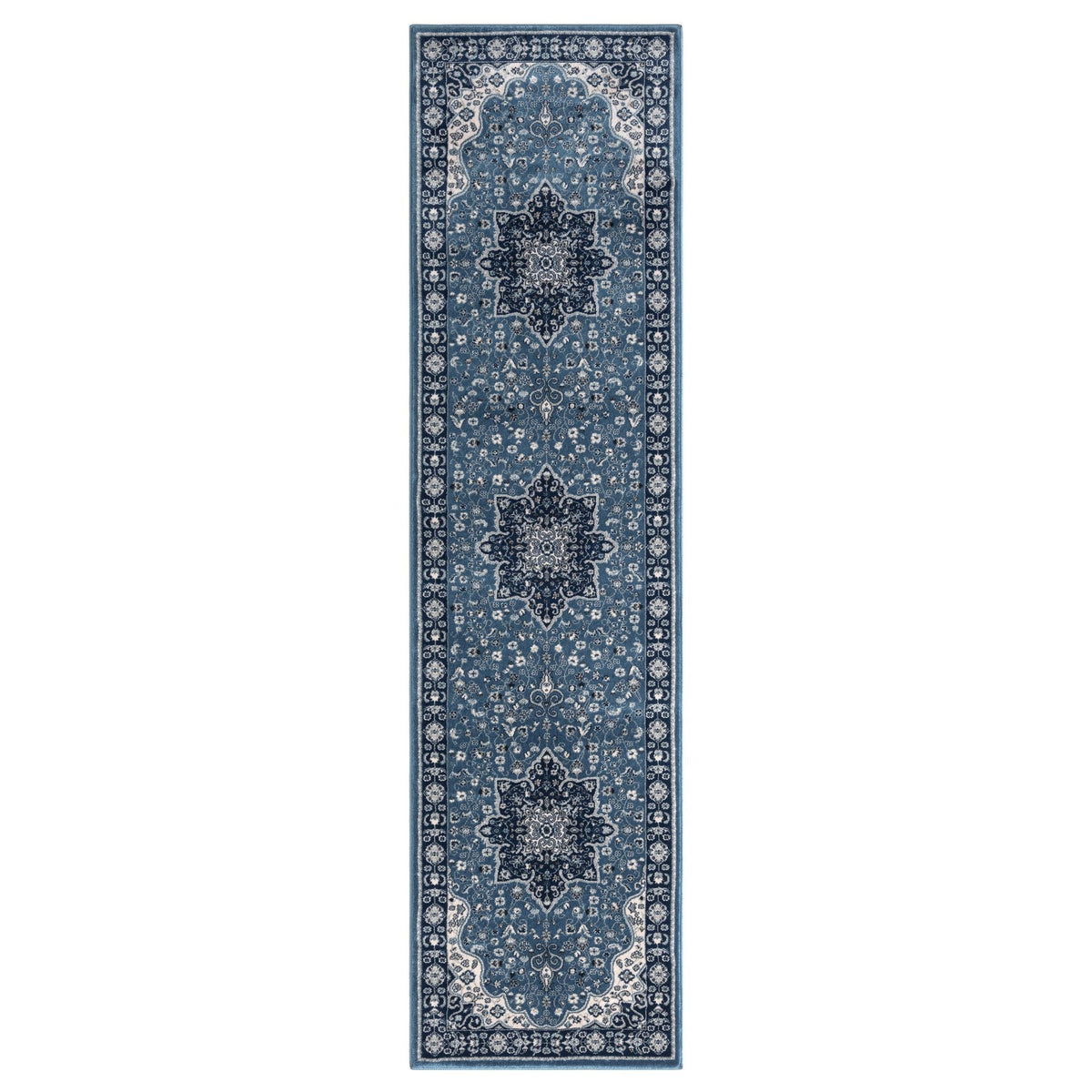 Sahara 895 Navy Traditional Hallway Runner