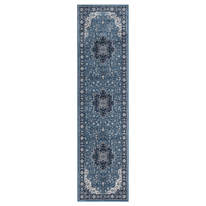 Sahara 895 Navy Traditional Hallway Runner