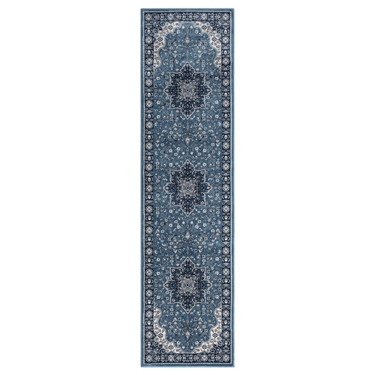 Sahara 895 Navy Traditional Hallway Runner