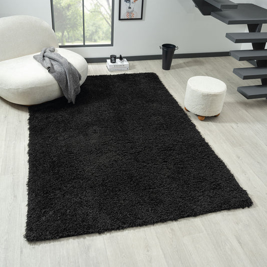 Fleecy 397 Ebony Shaggy Rug