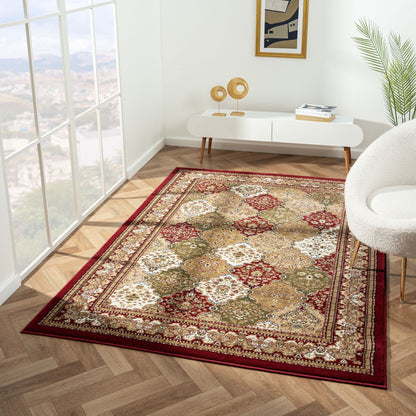 Royal 528 Red Traditional, Classic Rug