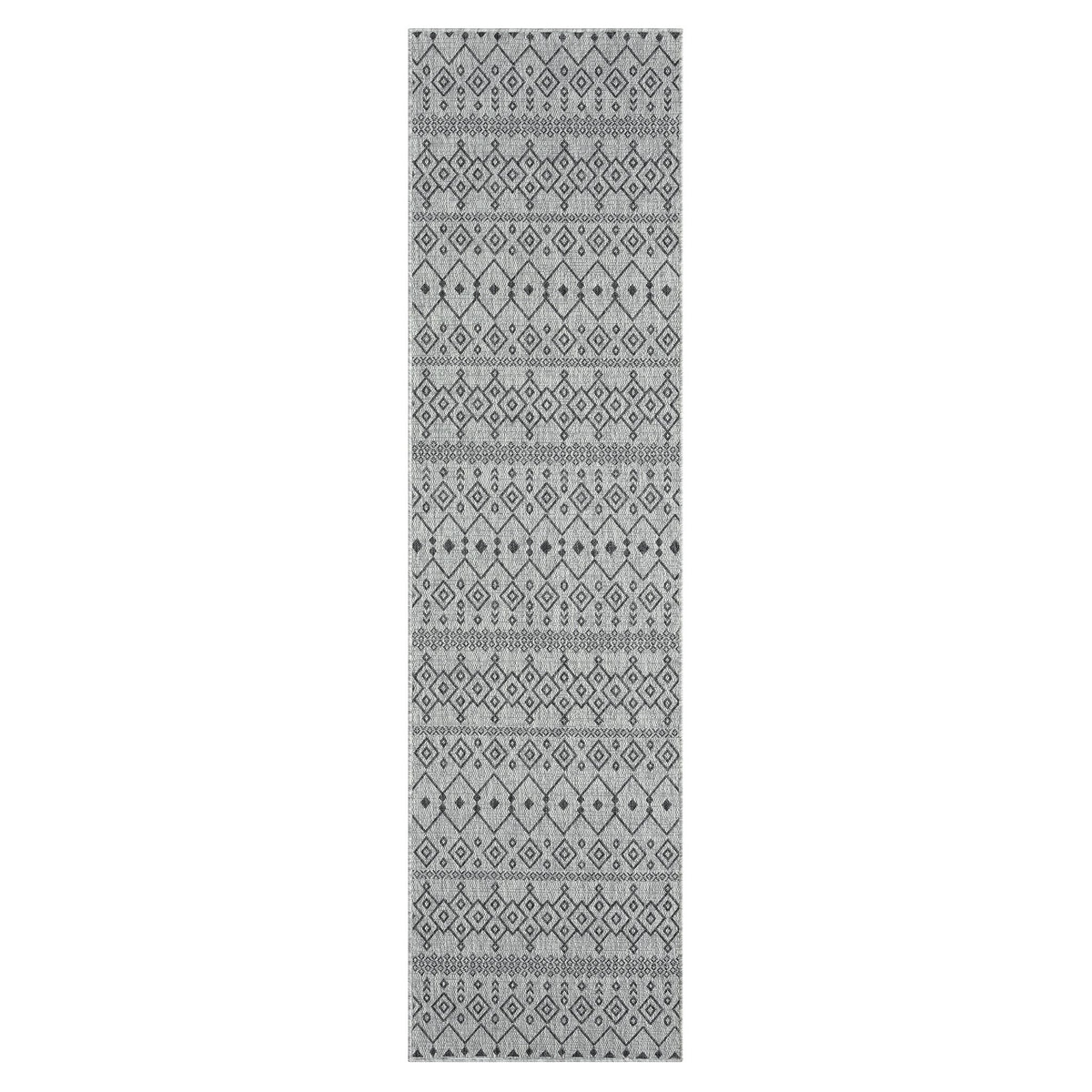 Alfresco 423 Lava Indoor Outdoor Indoor/Outdoor, Flatweave Hallway Runner