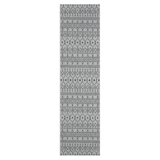 Alfresco 423 Lava Indoor Outdoor Indoor/Outdoor, Flatweave Hallway Runner