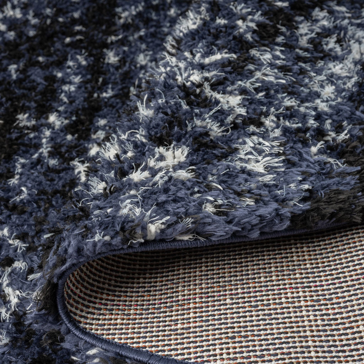 Plushy 386 Lava Shaggy Round Rug