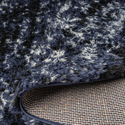 Plushy 386 Lava Shaggy Round Rug