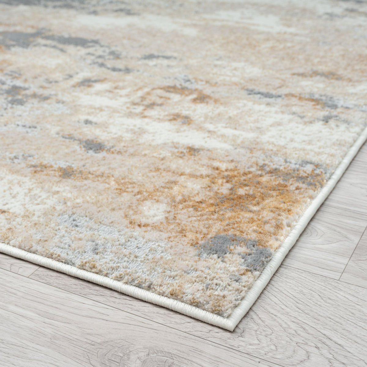 Amber 187 Taupe Abstract, Geometric Rug