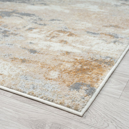 Amber 187 Taupe Abstract, Geometric Rug