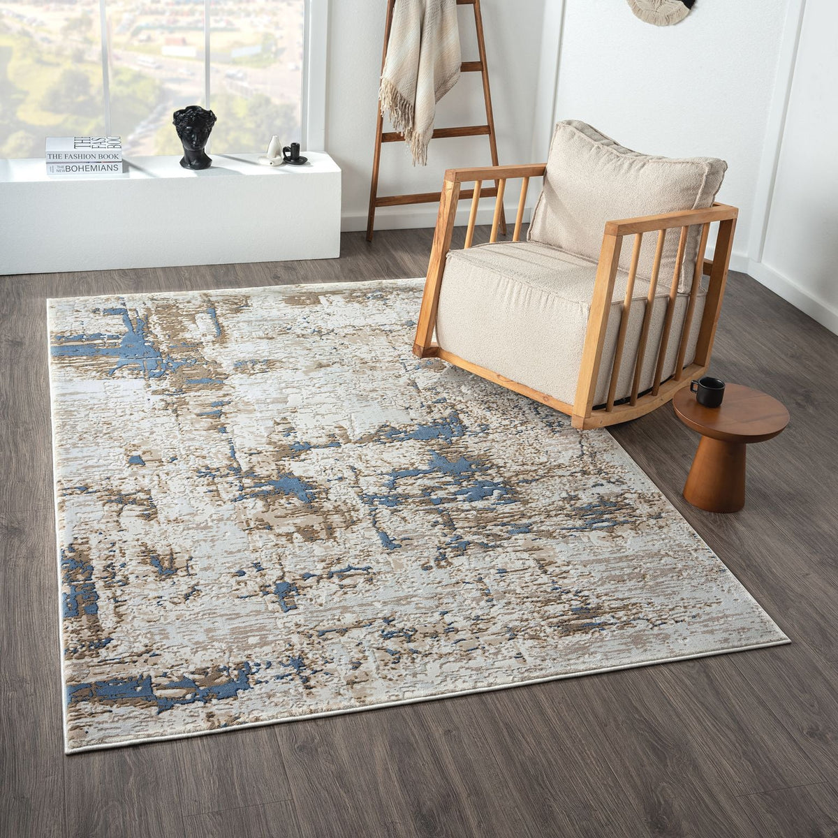 Fable 475 Arctic Abstract, Modern Rug