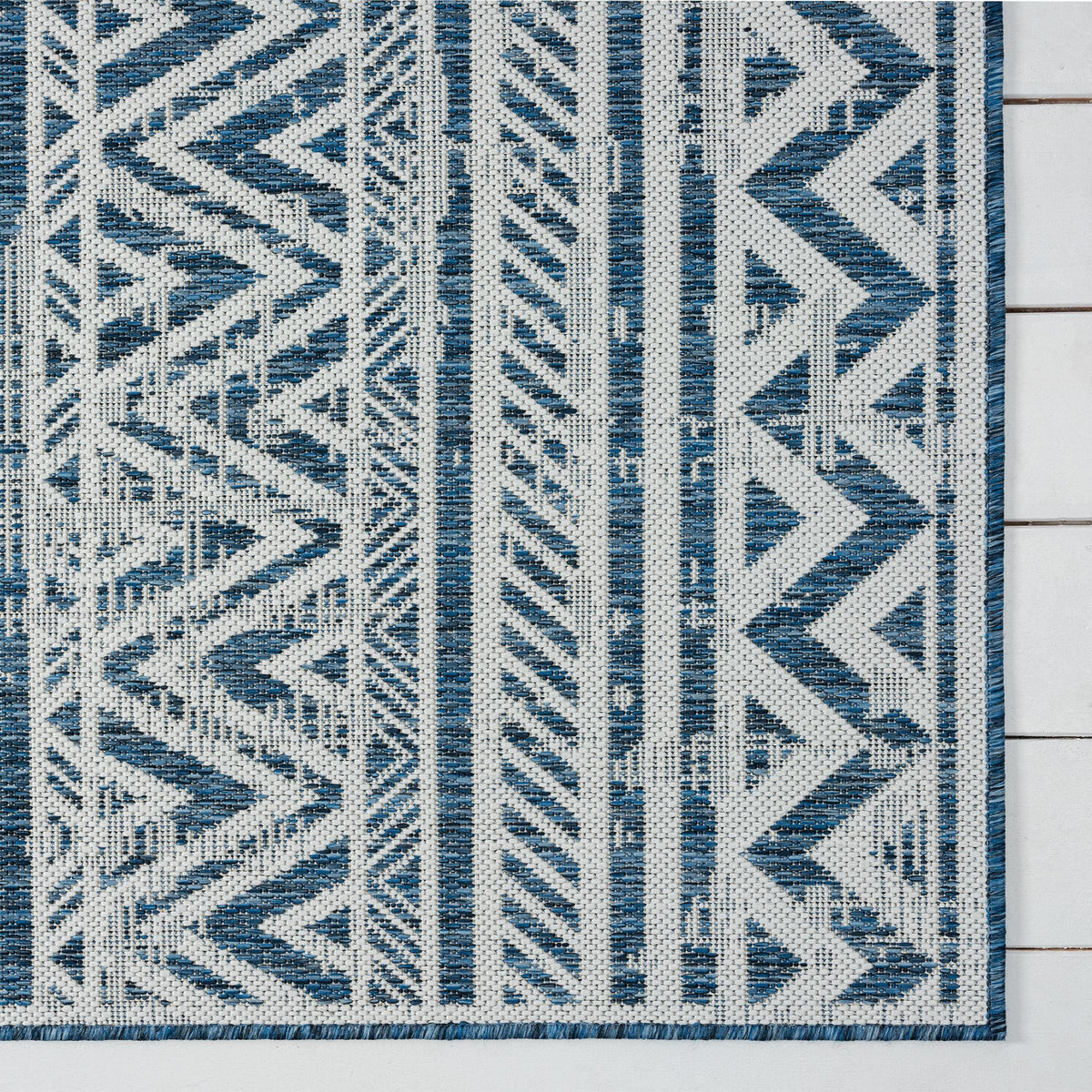 Patio 453 Frost Indoor Outdoor Indoor/Outdoor, Flatweave Rug