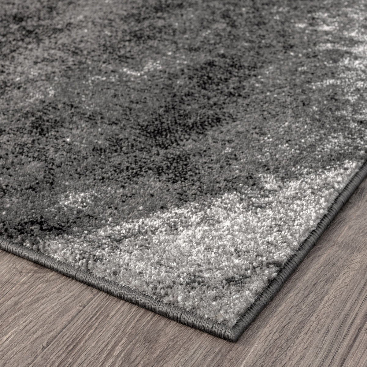 Adore 2316 Grey Abstract Hallway Runner
