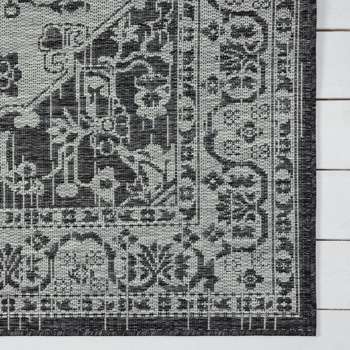 Alfresco 424 Slate Indoor Outdoor Indoor/Outdoor, Flatweave Rug