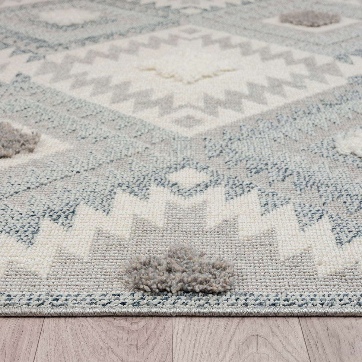 Cottage 543 Pebble Geometric Rug