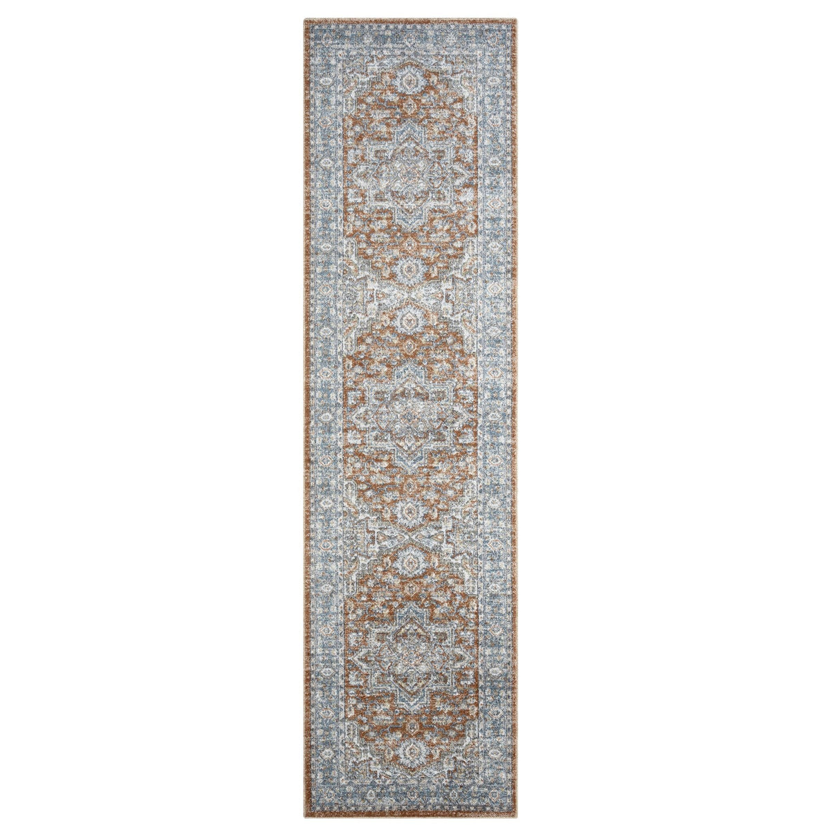 Easy 366 Indigo Transitional Hallway Runner