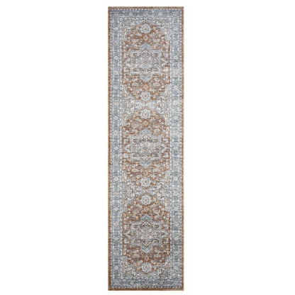 Easy 366 Indigo Transitional Hallway Runner