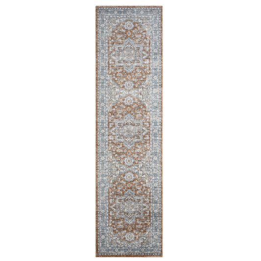 Easy 366 Indigo Transitional Hallway Runner