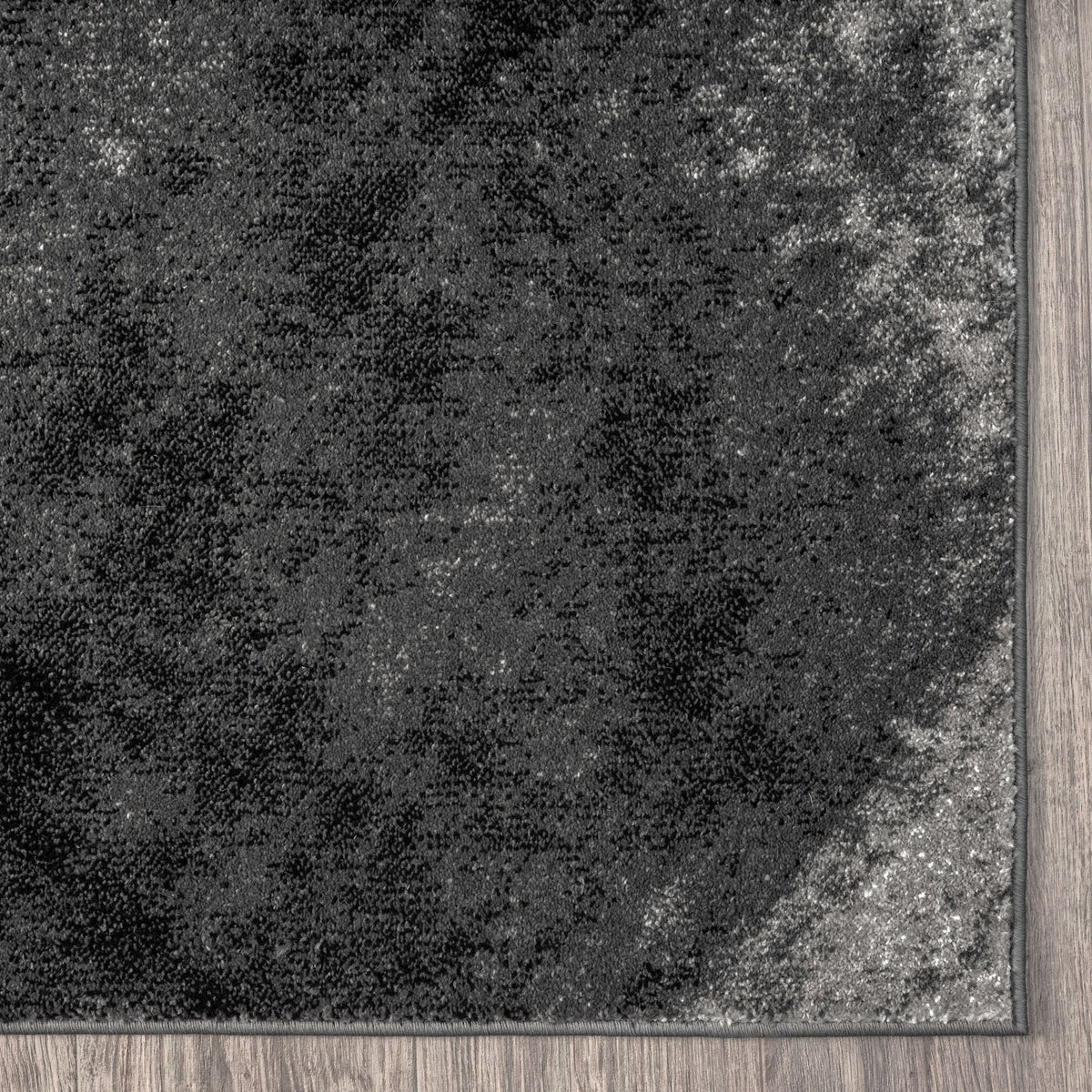 Adore 2316 Grey Abstract Hallway Runner