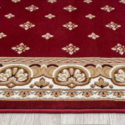 Royal 525 Red Traditional, Classic Hallway Runner