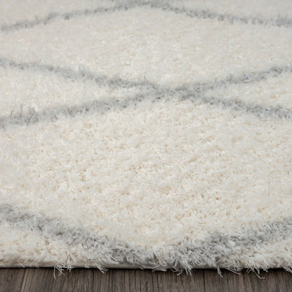 Plushy 388 Sand Shaggy Hallway Runner